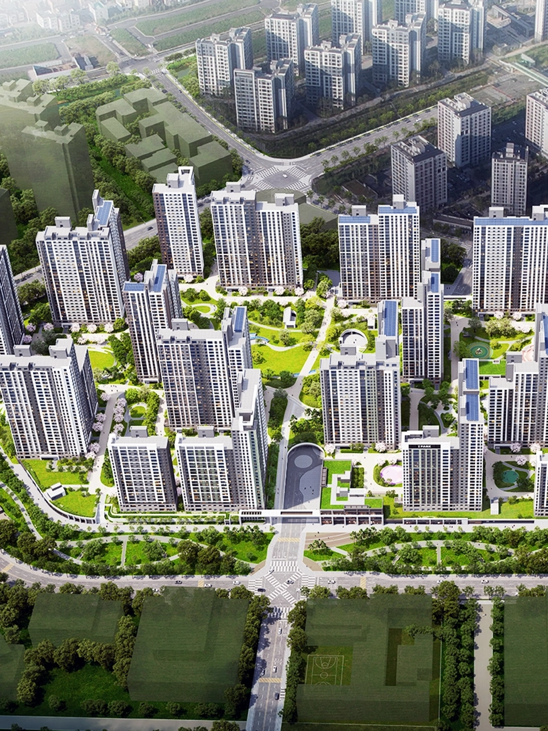 운정 아이파크 포레스트 단지 전경